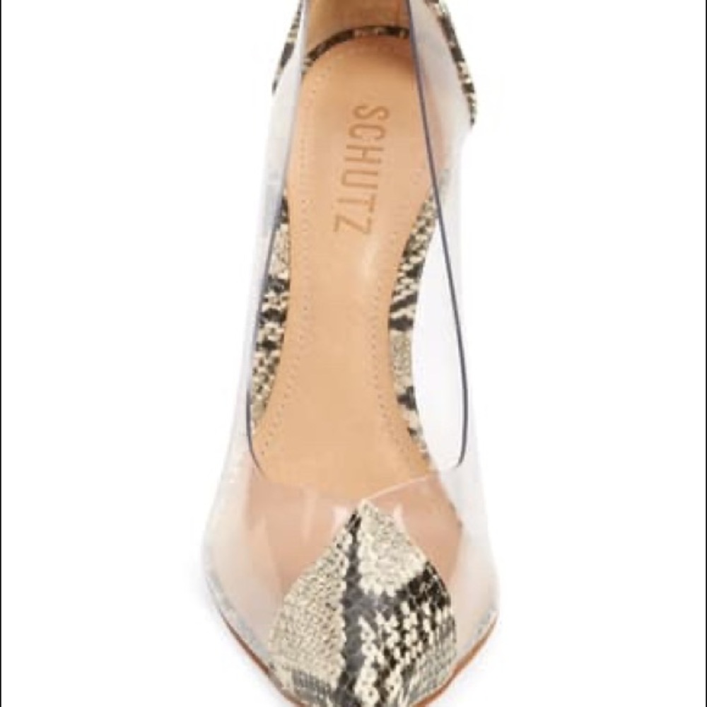 Schutz Transparent Heels